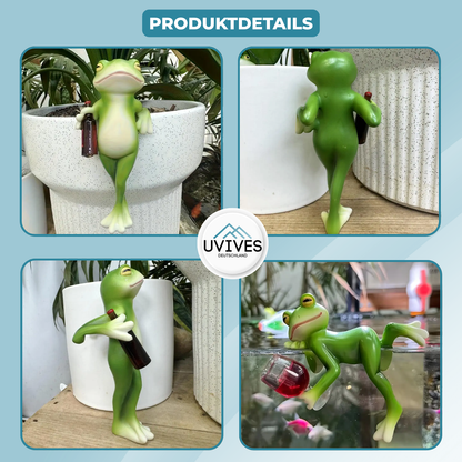 Cheeky Frog Decoration for Pots and Gardens