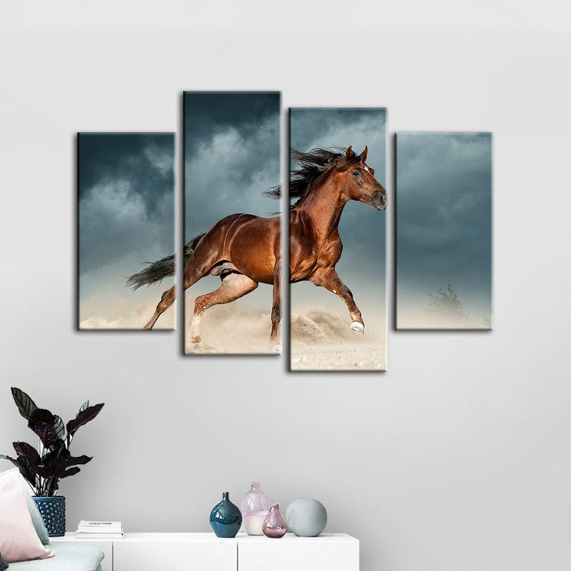 Stunning Horse Canvas Art Set for Vibrant Interiors