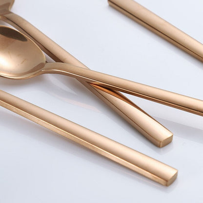 30-Piece Stainless Steel Cutlery Set for 6 – Modern and Dishwasher Safe