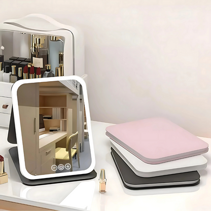 Portable Rechargeable Light with 3 Colour Settings – Ideal for Travelers & Beauty Enthusiasts