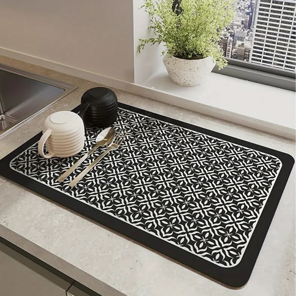 Elegant Kitchen Dish Drying Mat for Effortless Cleanliness