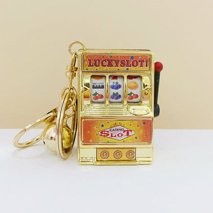 Slot Machine Keychain – Fun Novelty Accessory