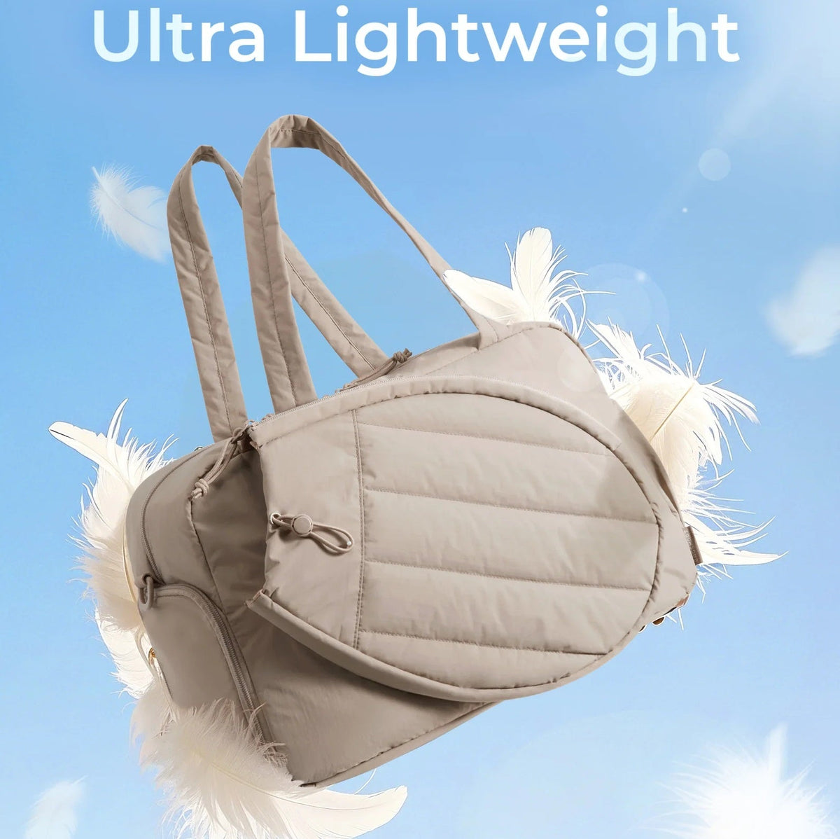 Gym and Tennis Duffle Bag with Shoe Storage Compartment