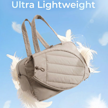 Gym and Tennis Duffle Bag with Shoe Storage Compartment