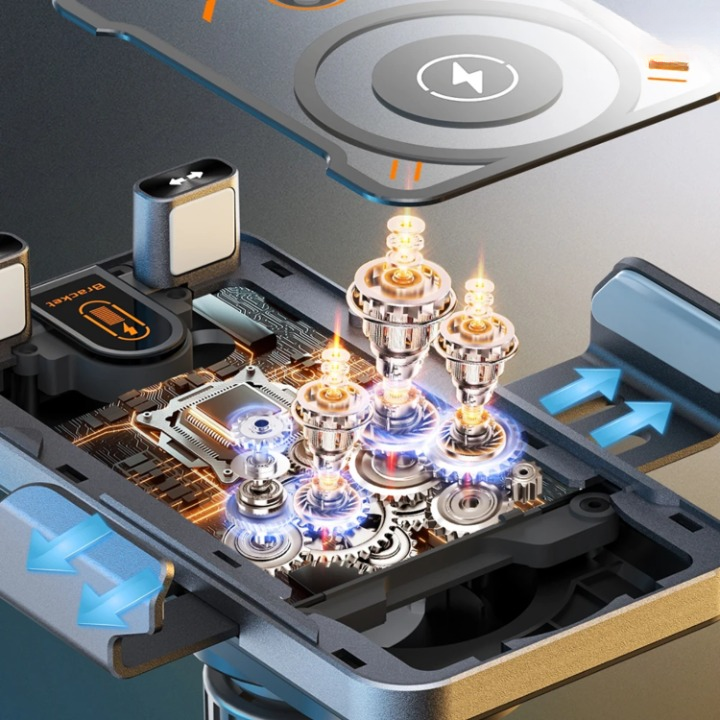 Wireless Charging Car Holder for Smartphones