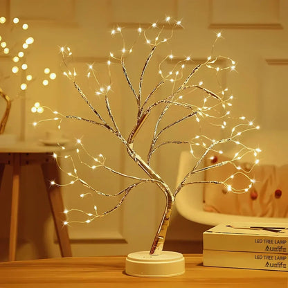 LED Fairy Tree Lights for a Warm and Inviting Room Ambiance