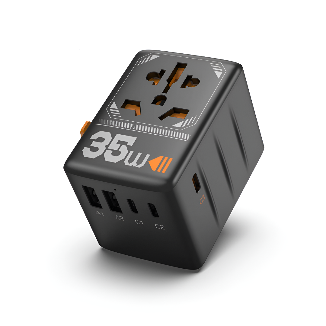 Power Up Anywhere: 100W Travel Adapter