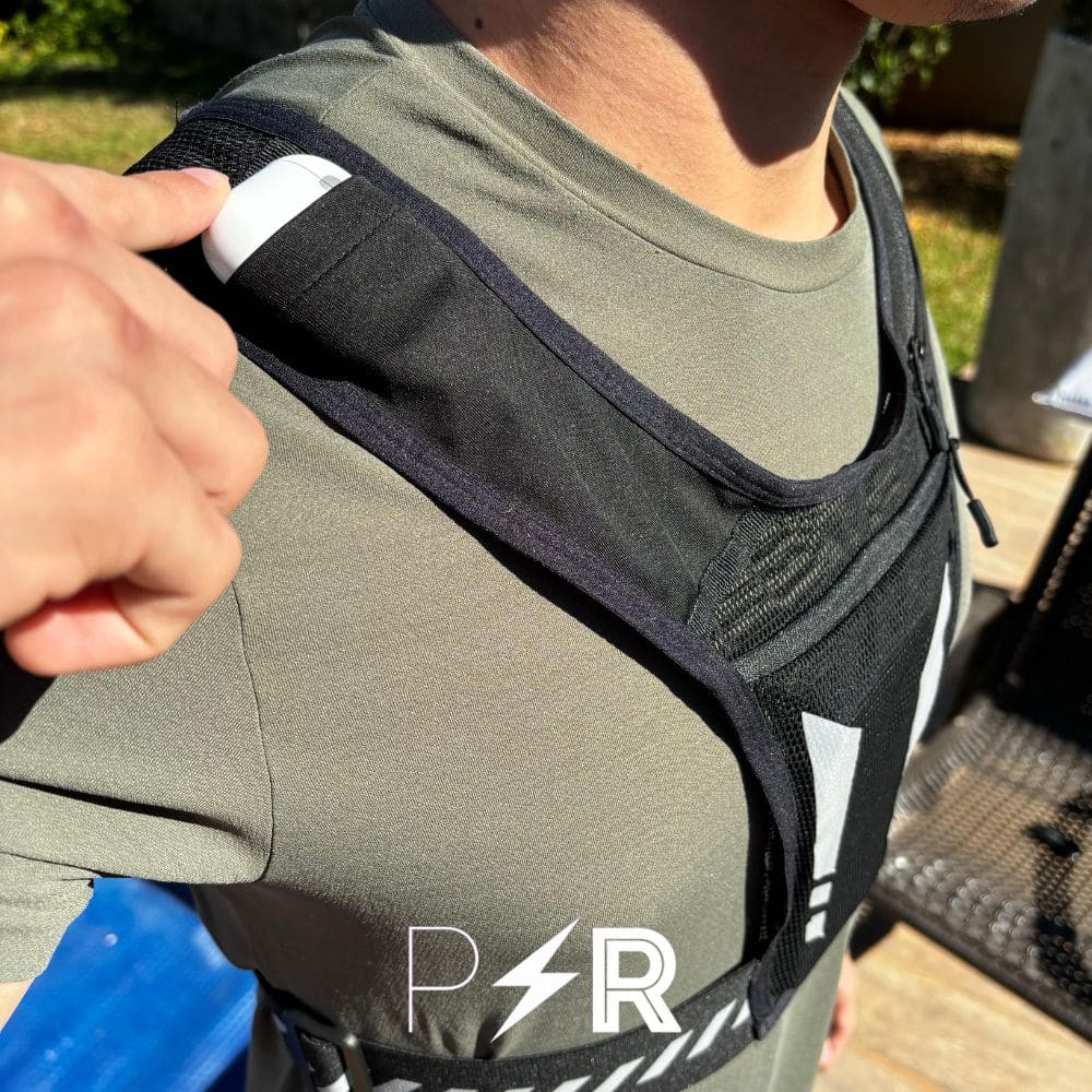 Reflective Vest with Phone Holder for Safe Running
