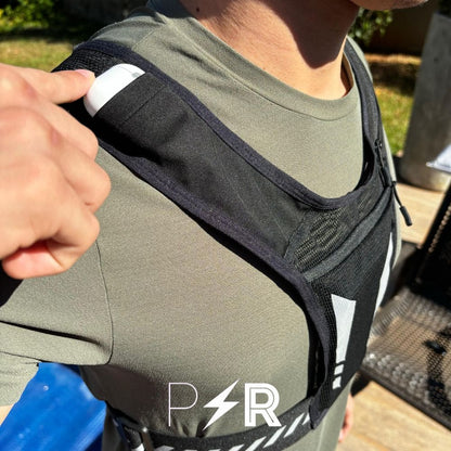 Reflective Vest with Phone Holder for Safe Running