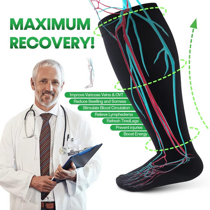 Comfort Fit Compression Socks for Curvier Legs