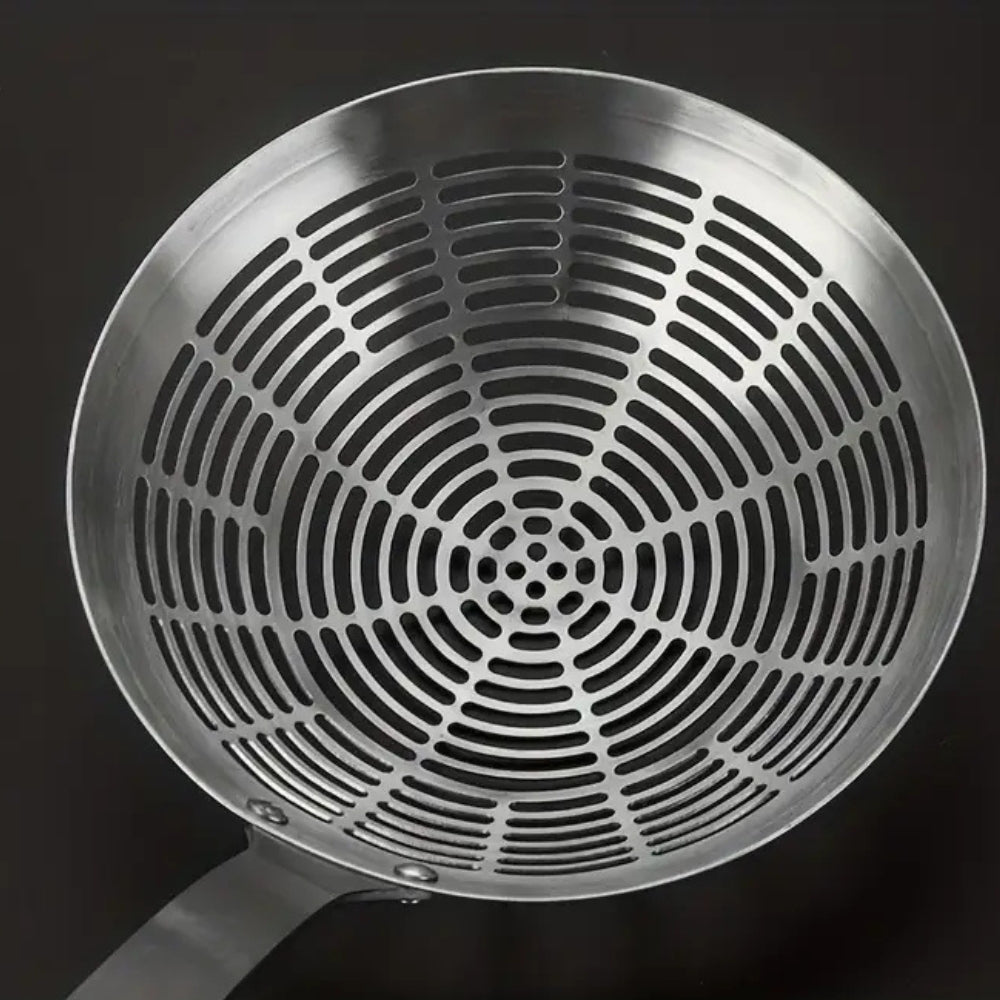 Wooden Handle Ladle with Stainless Steel Strainer