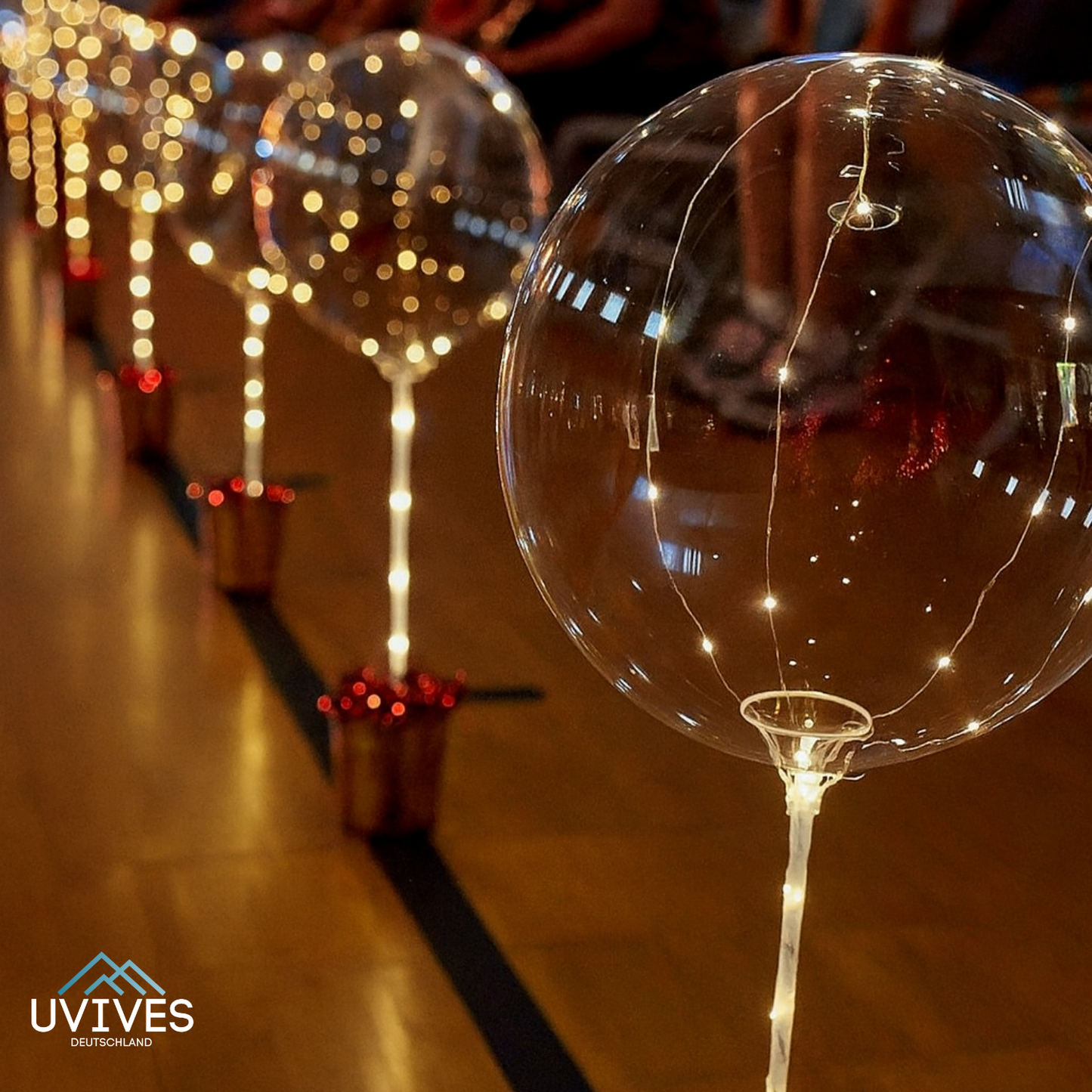 5+5 FREE | Transform Any Party with Warm, Reusable LED Balloon Lights