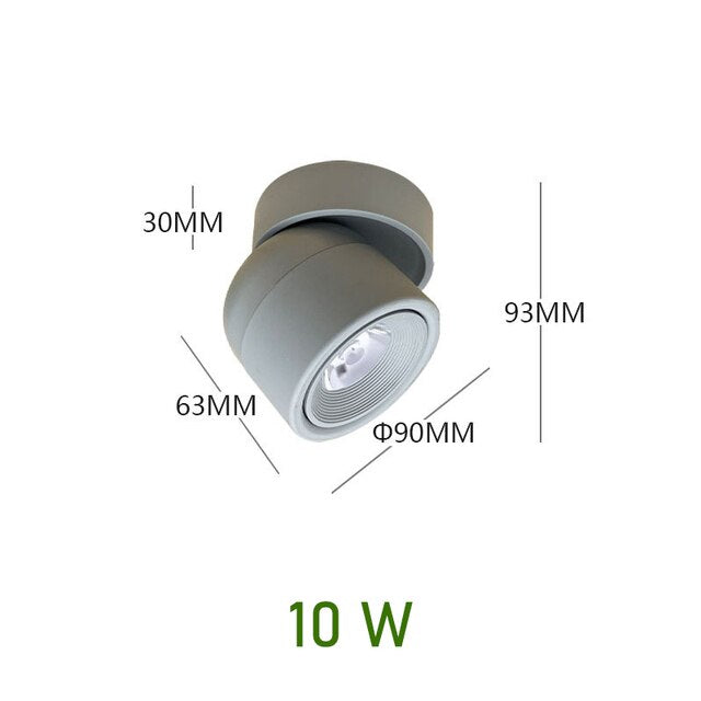 Adjustable LED Accent Light with 340° Rotation