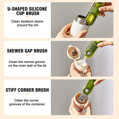 Multifunctional 3-Tool Cleaning Brush Set