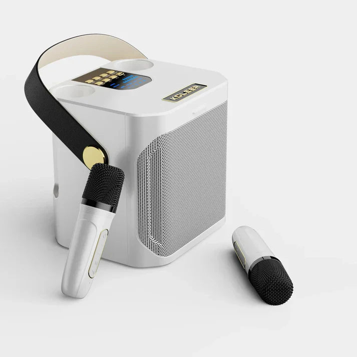 Portable Bluetooth Karaoke Speaker with 360 Surround Sound