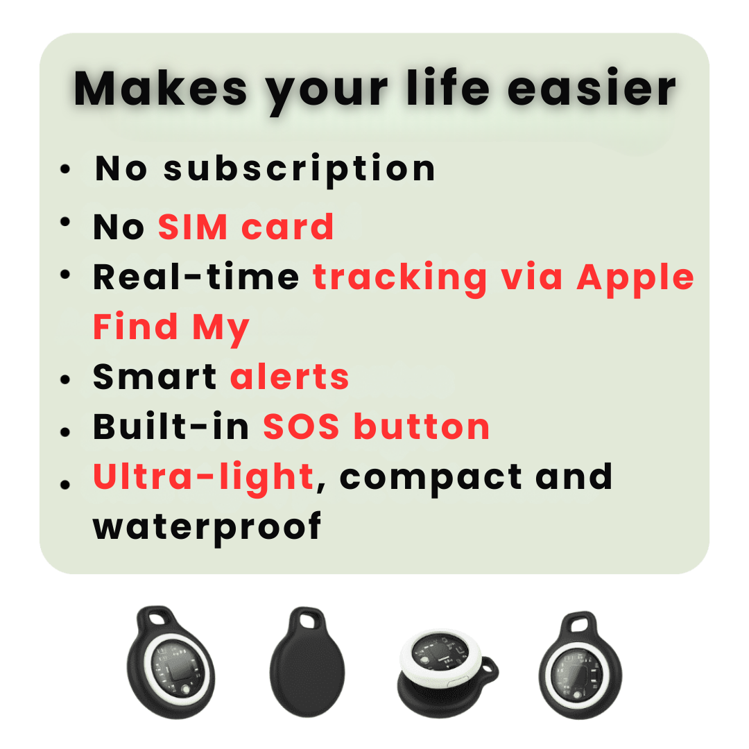 GPS Tracker for Elderly – Waterproof, Real-Time Location, No Subscription Fees