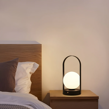 Rechargeable Wireless Table Lamp – Stainless Steel Design