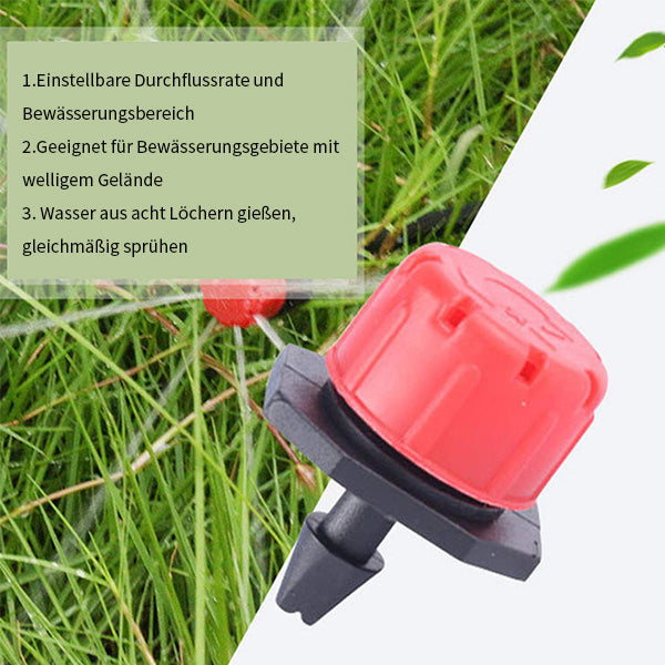 Drip Irrigation Nozzles with Adjustable Flow