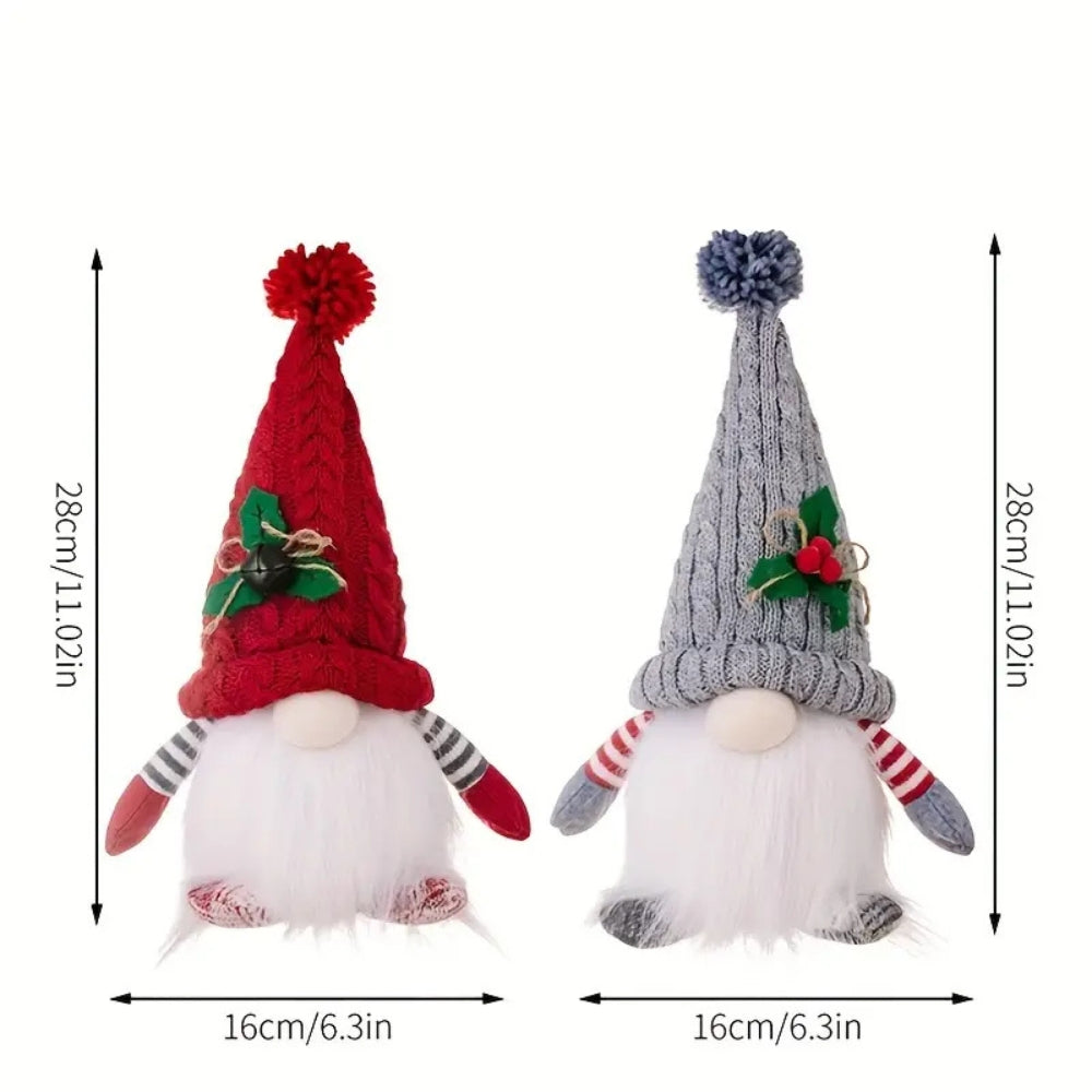 Festive Gnome with LED Glow for Holiday Cheer
