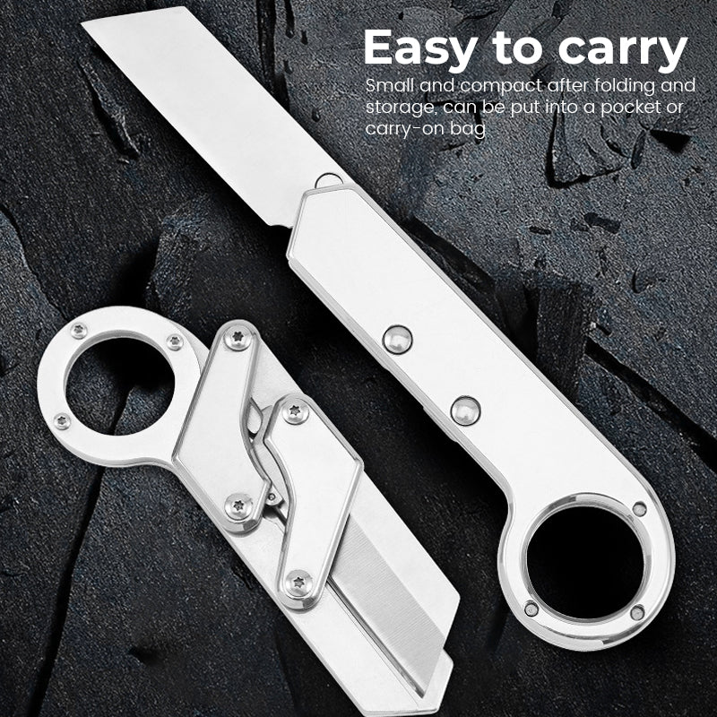 Versatile Folding Utility Knife for Outdoor Adventures