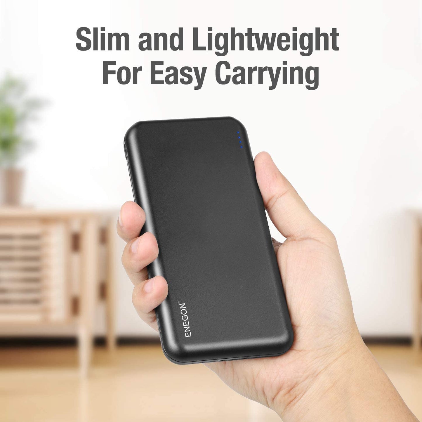 Dual USB Rechargeable Battery Pack | 10,000 mAh - 2 Pack