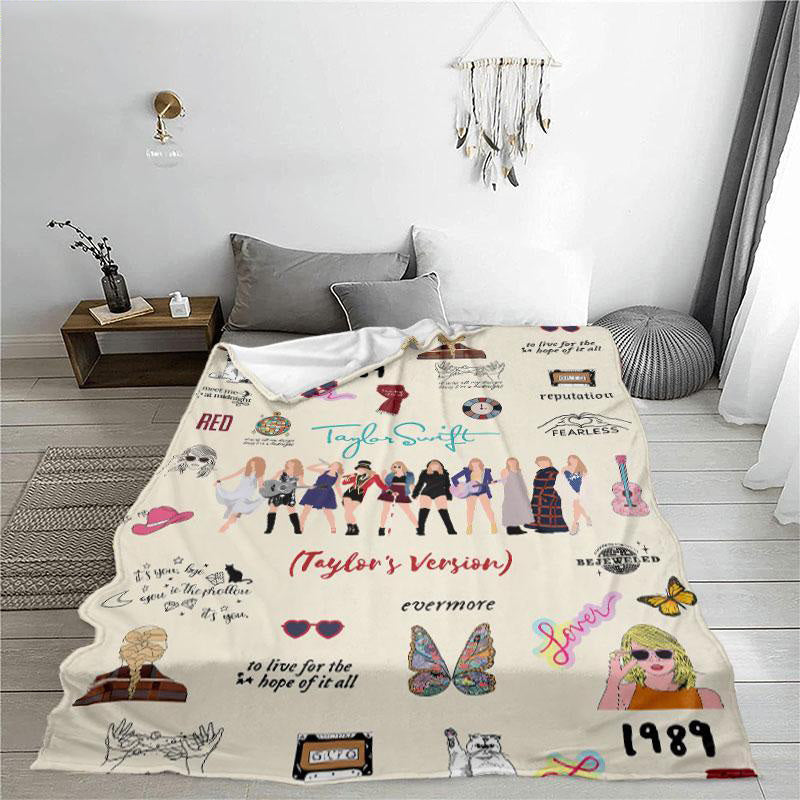 Nap Blanket for Travel and Home Office Use - Swiftmas Design