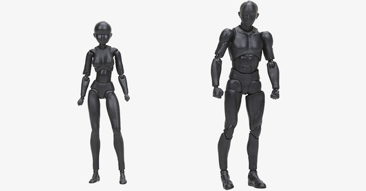 Artistic Body-Kun Figurines for Sculptors and Illustrators