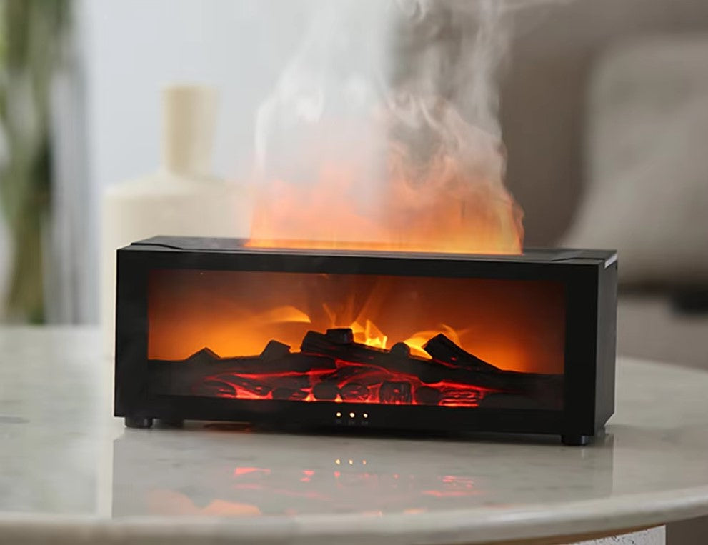 Serene Flame Humidifier for Comfort and Wellness