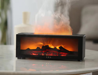 Serene Flame Humidifier for Comfort and Wellness