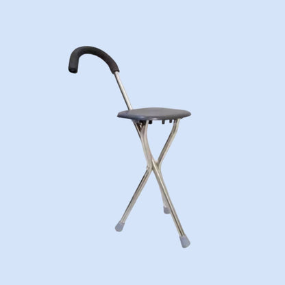 Portable Folding Stool for Crutches – Ergonomic Design for Comfort