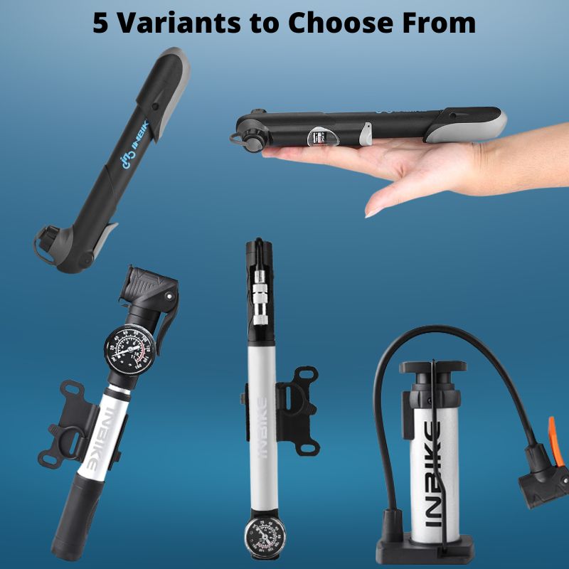 Compact Bicycle Pump - Portable Handheld Air Inflator