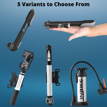 Compact Bicycle Pump - Portable Handheld Air Inflator