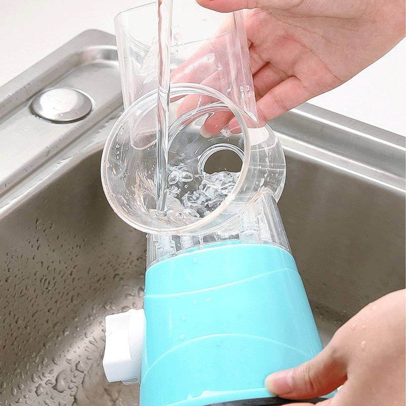 Rotating Vegetable Cutter and Cheese Grater - 3-in-1 Tool