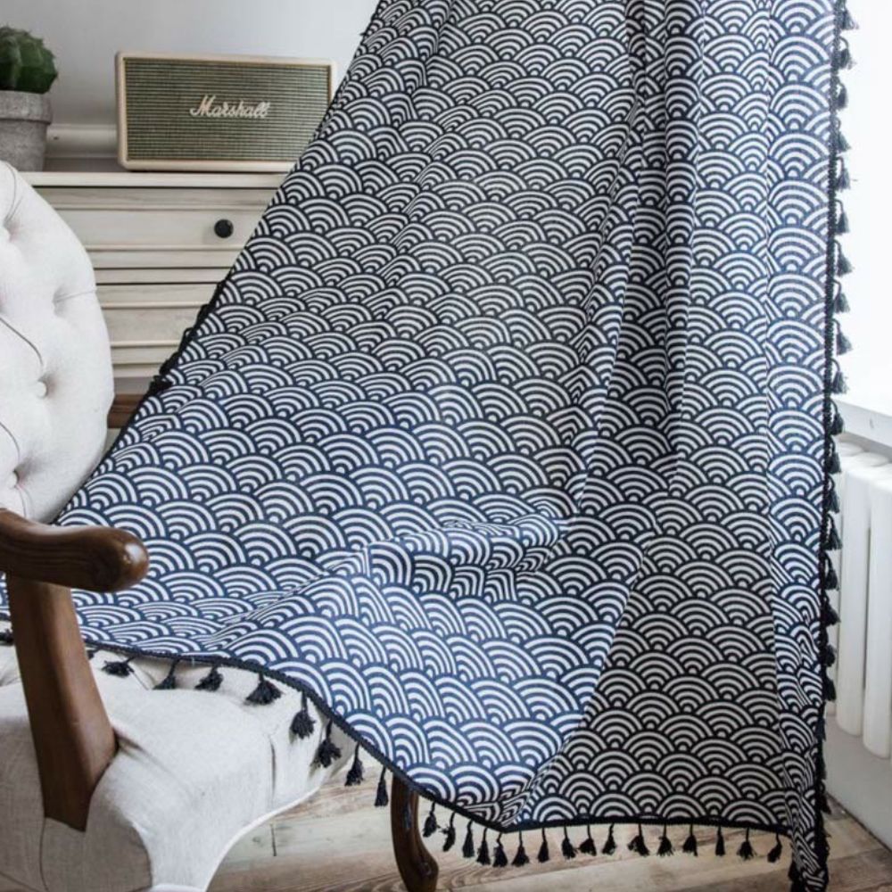 Nautical Elegance Light Filtering Drapes