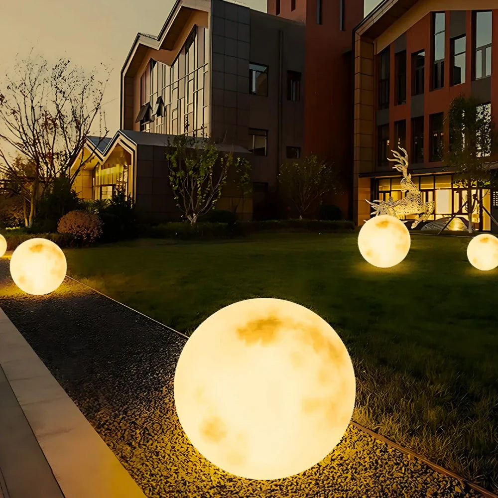 Solar LED Garden Sphere Lights – Remote-Controlled Outdoor Illumination