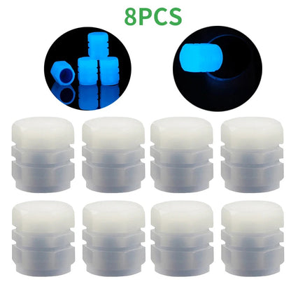 GlowRider Tire Valve Caps (Set of 8)