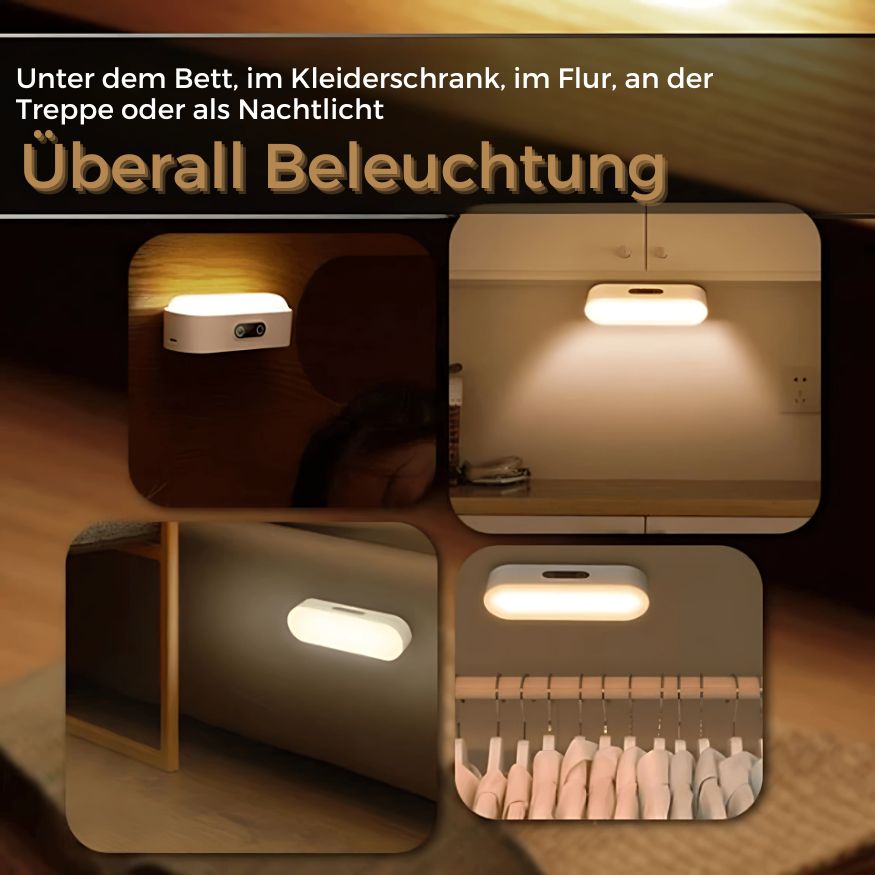 Magnetic Dimmable Light with Smart Sensor | 5 Color Temperatures | Wireless & Rechargeable | Motion Detection & Memory Function