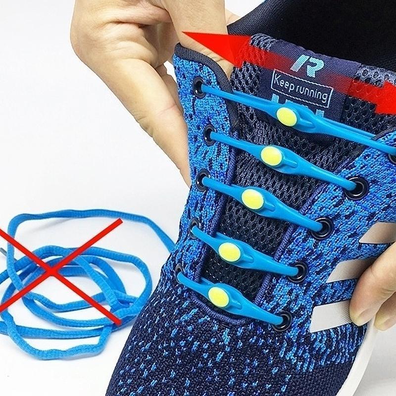 Waterproof Silicone Shoelaces - Buy 3, Get 3 Free [Last Day Sale]