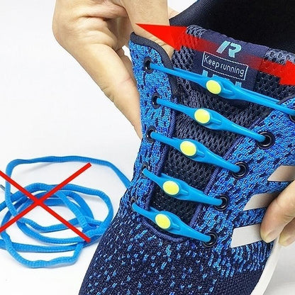 Waterproof Silicone Shoelaces - Buy 3, Get 3 Free [Last Day Sale]