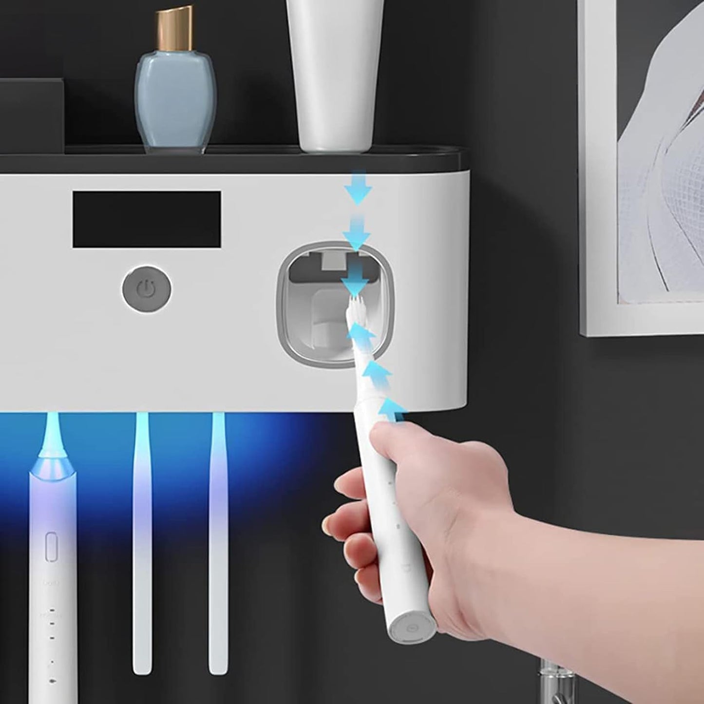 UV Sterilizing Toothbrush Holder for Bathroom – Smart Design