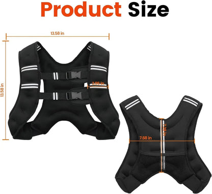 Custom Fit Weighted Training Vest for Enhanced Performance