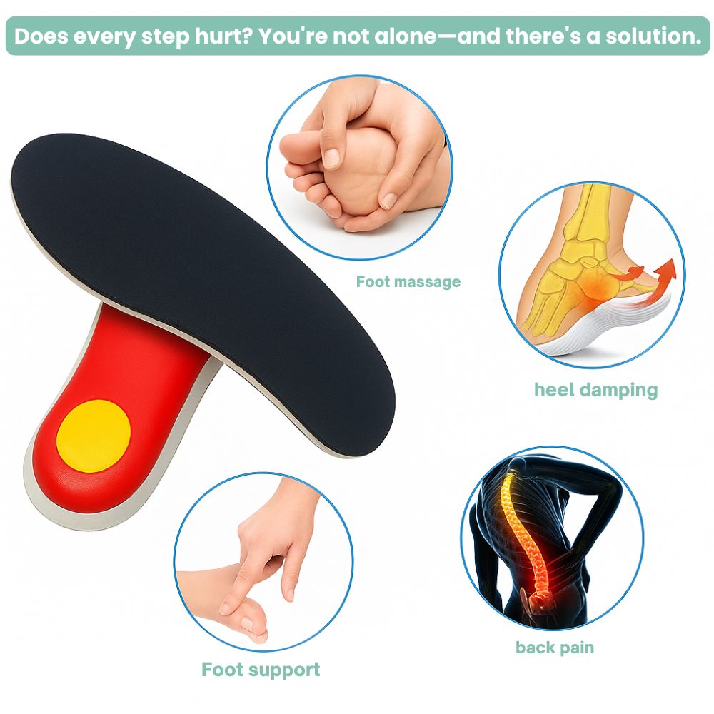 Foot Bliss Insoles - Elevate Comfort & Support (Buy 1 Get 1 Free)