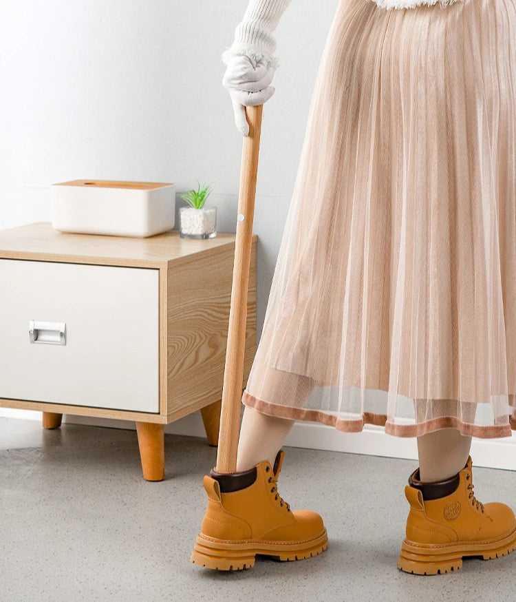 Extra-Long Shoe Horn for Easy On and Off in Daily Use