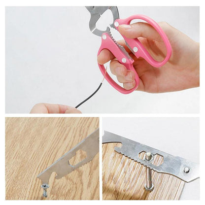 Versatile 10-in-1 Multi-Tool Scissors for Every Task