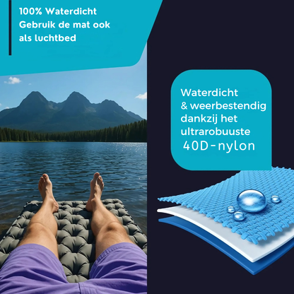 Self-Inflating Air Sleeping Mat – Lightweight, Compact, 10 cm Thickness
