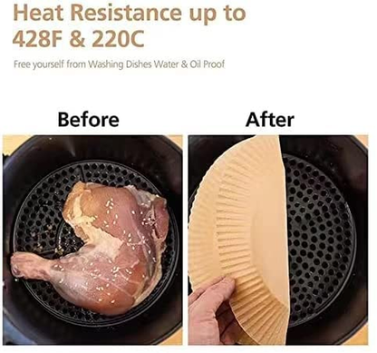 Microwave and Air Fryer Liner for Easy Cooking Cleanup