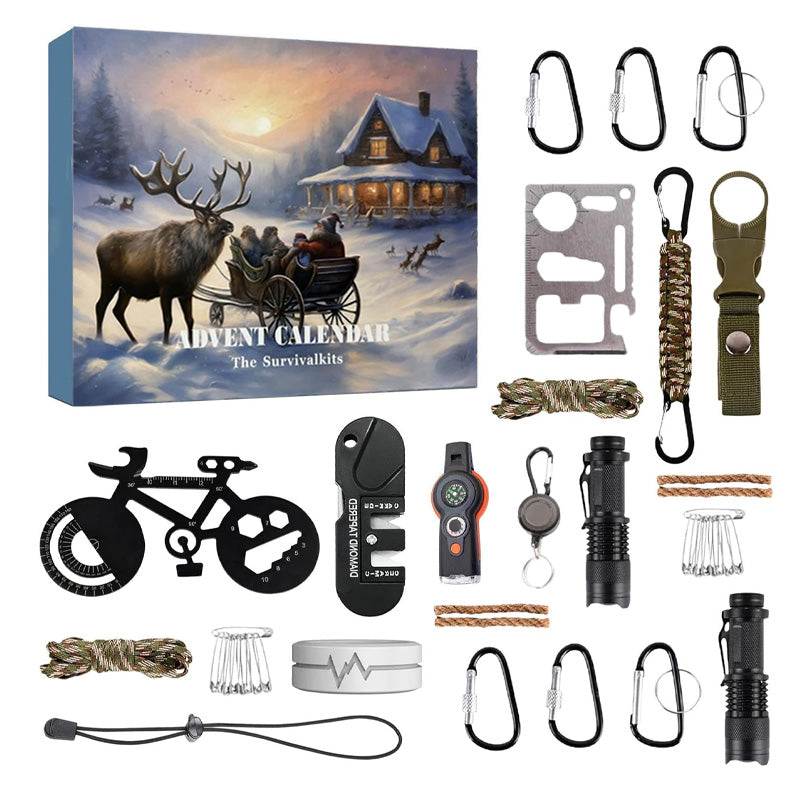24-Day Advent Calendar of Survival Tools for Teens and Adults