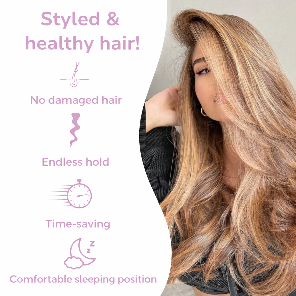 (Buy 1, Get 1 Free) BunBun Curlers – No Heat, Nourishing, and Perfect for a Salon-Quality Look at Home!