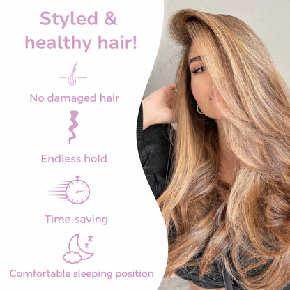 (Buy 1, Get 1 Free) BunBun Curlers – No Heat, Nourishing, and Perfect for a Salon-Quality Look at Home!