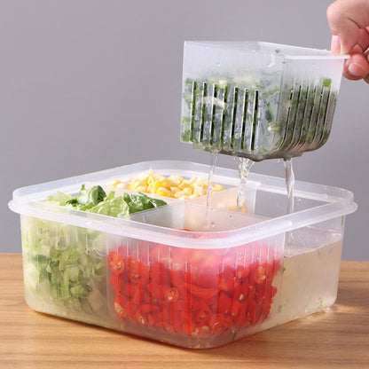 Versatile 4-Compartment Food Storage Container